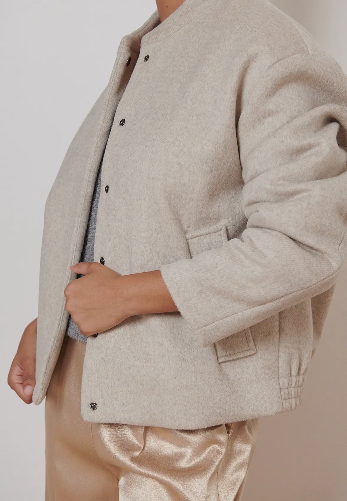 Wool Bomber Jacket