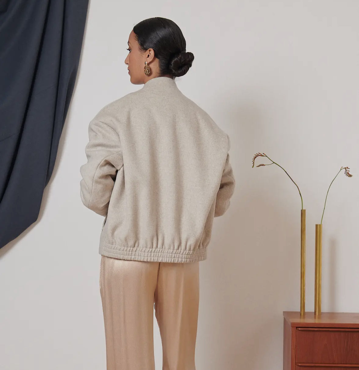 Wool Bomber Jacket