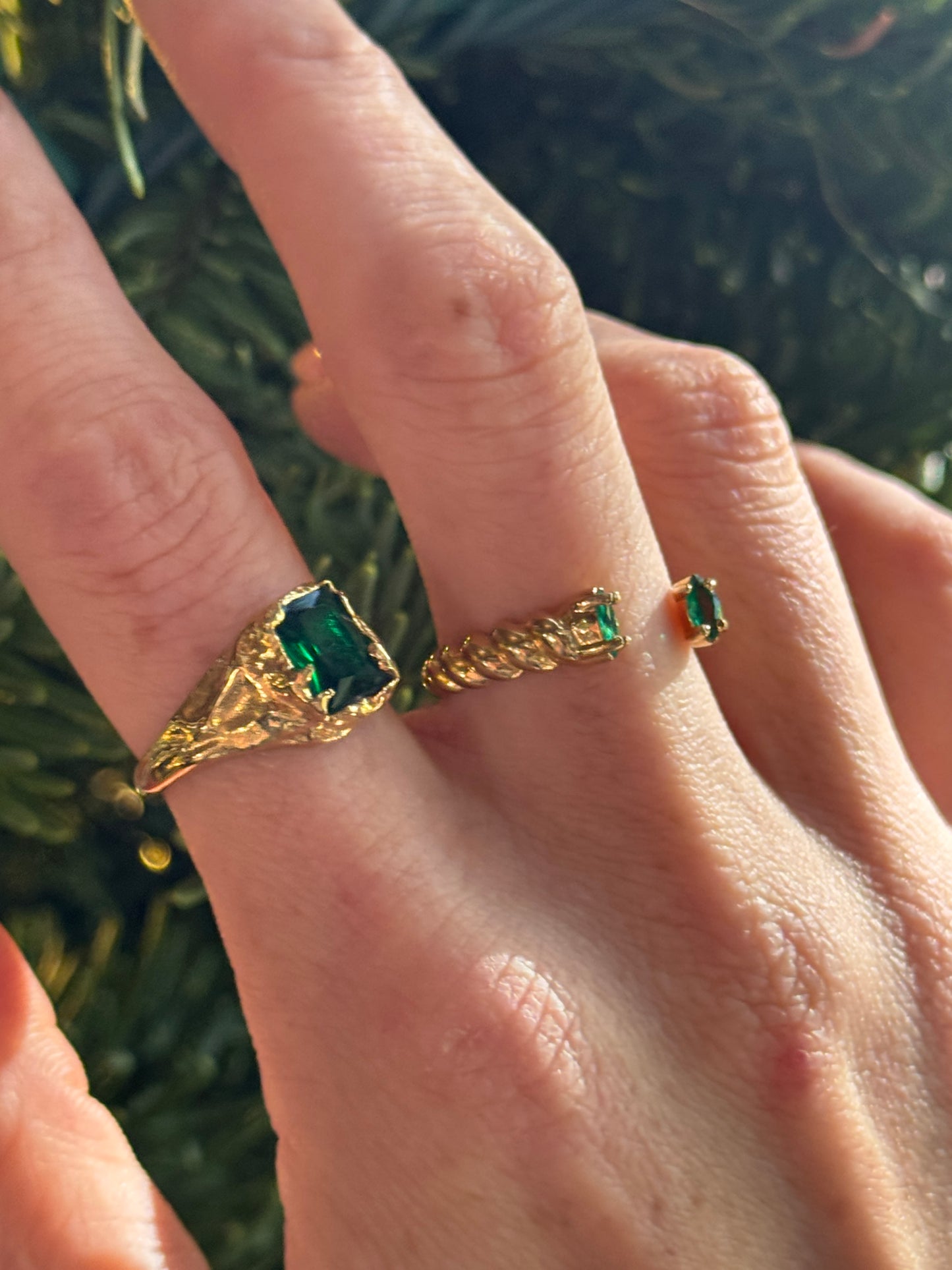 Roman Emerald ring