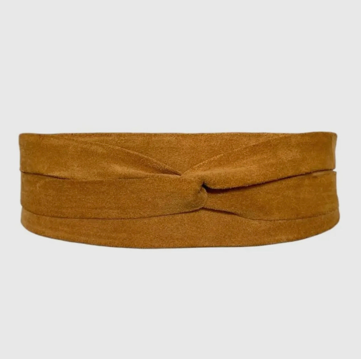 Wrap belt - Honey Suede