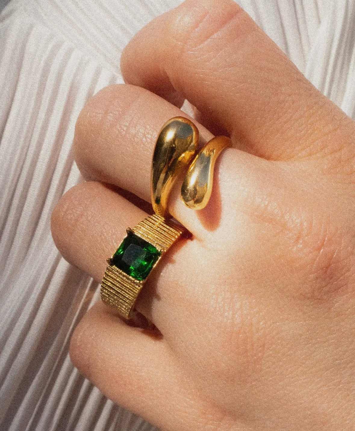 Delilah Emerald Ring