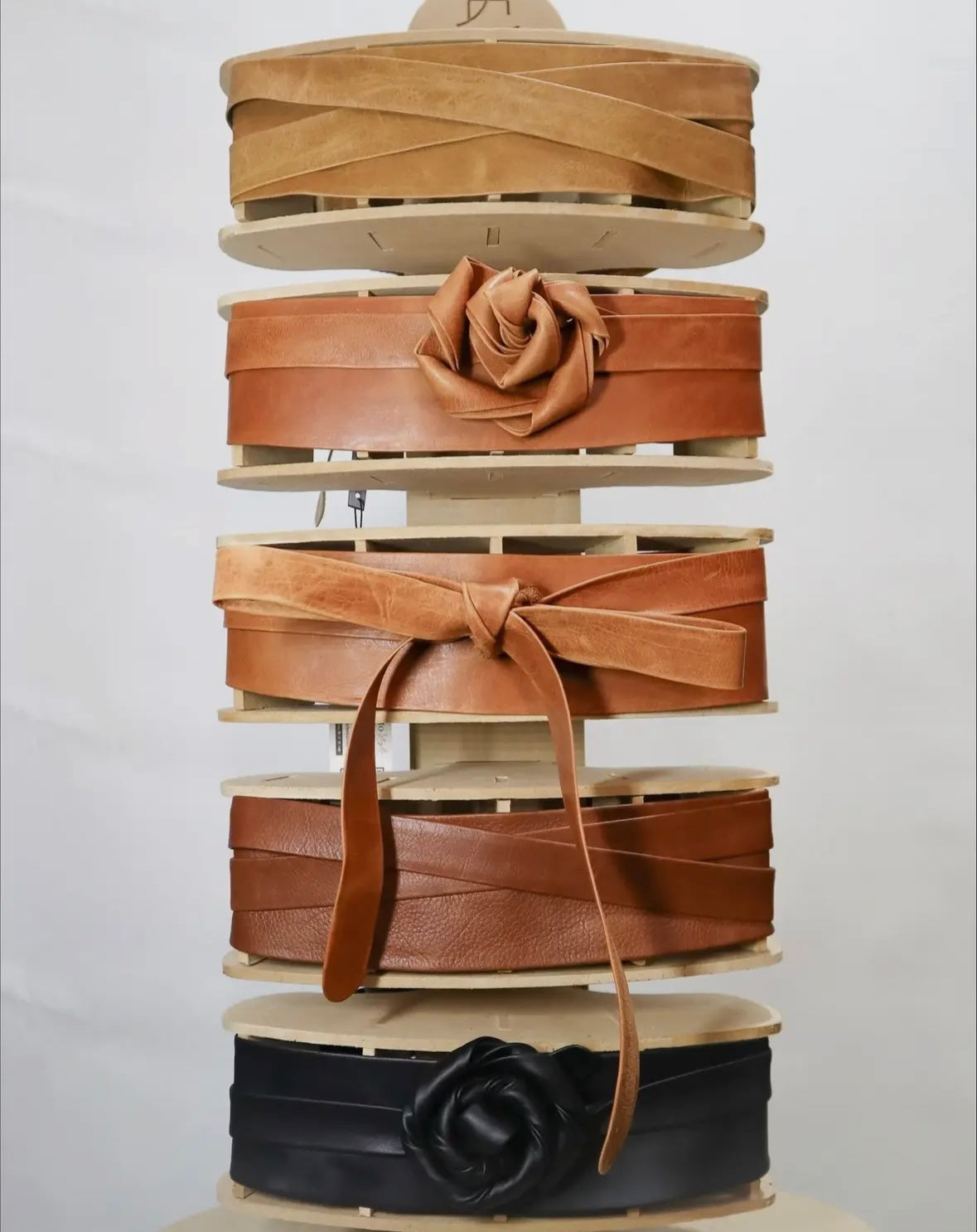 Wrap belt - Caramel brown